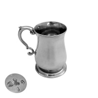 George II Half Pint Mug Newcastle  1750